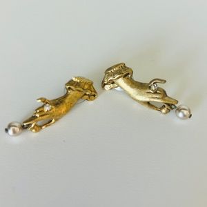 Anthropologie Hands with Pearl Earrings